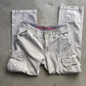 UNIONBAY Men's Vintage Y2K Baggy Cargo Pants 32x34 Light Tan Skater Grunge 90s